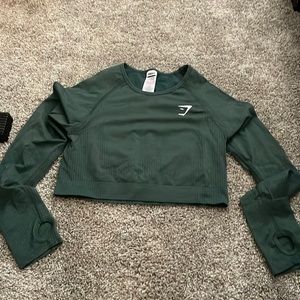 Gymshark Adapt Green Seamless Longsleeve